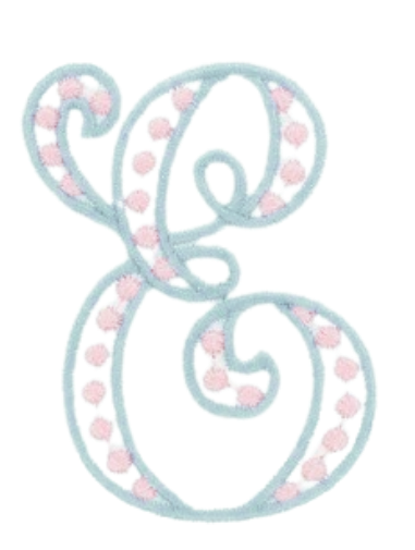 Embroidery Monograms (A-F) Selection