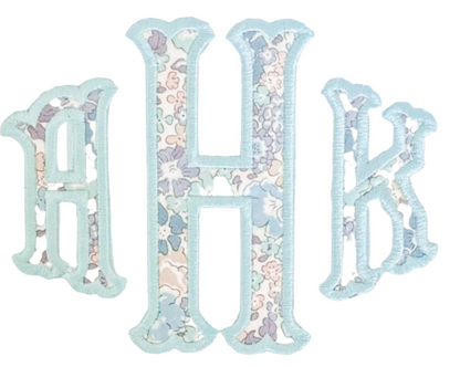 Appliqué Fonts & Monograms (A-D) Selection