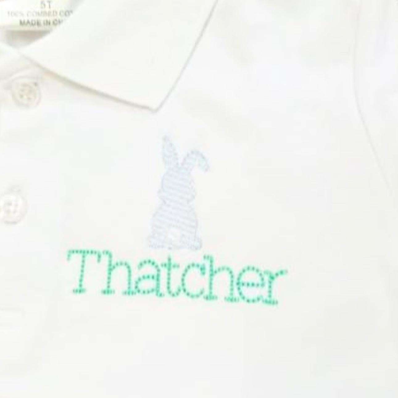 Cotton Tail Monogram Design