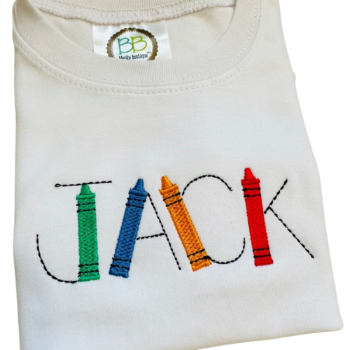 Crayon Names Design