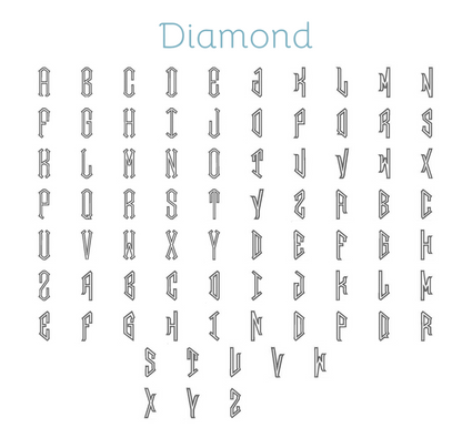 Appliqué Fonts & Monograms (A-D)
