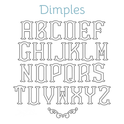 Appliqué Fonts & Monograms (A-D)
