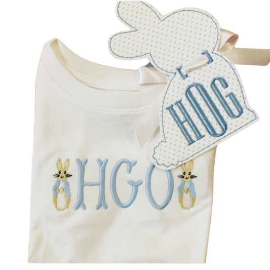 Bunnies Monogram Design