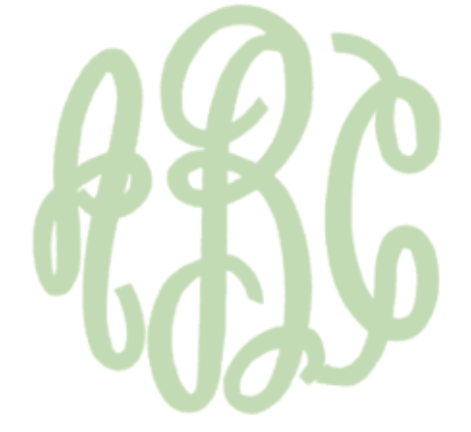 Embroidery Monograms (A-F) Selection