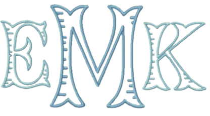 Embroidery Monograms (A-F) Selection