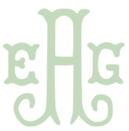 Embroidery Monograms (F-S) Selection