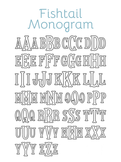 Appliqué Fonts & Monograms (D-H)