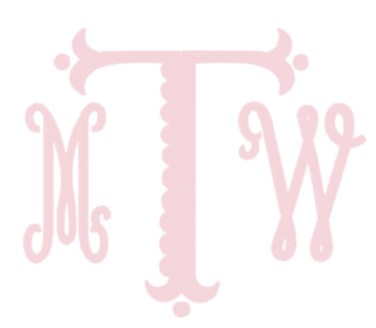 Embroidery Monograms (F-S) Selection