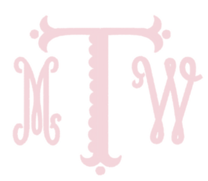 Embroidery Monograms (F-S) Selection