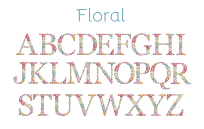 Embroidery Monograms (S-Z & Multicolor)