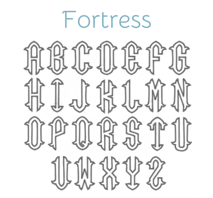 Appliqué Fonts & Monograms (D-H)