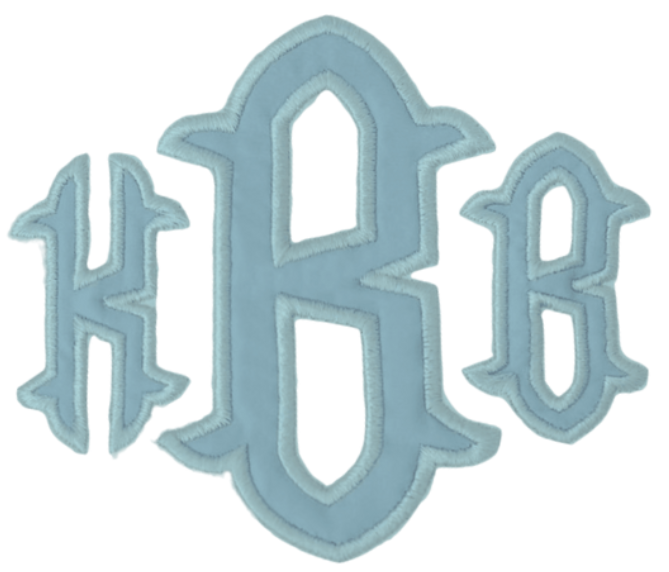 Appliqué Fonts & Monograms (D-H) Selection