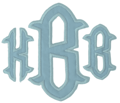 Appliqué Fonts & Monograms (D-H) Selection