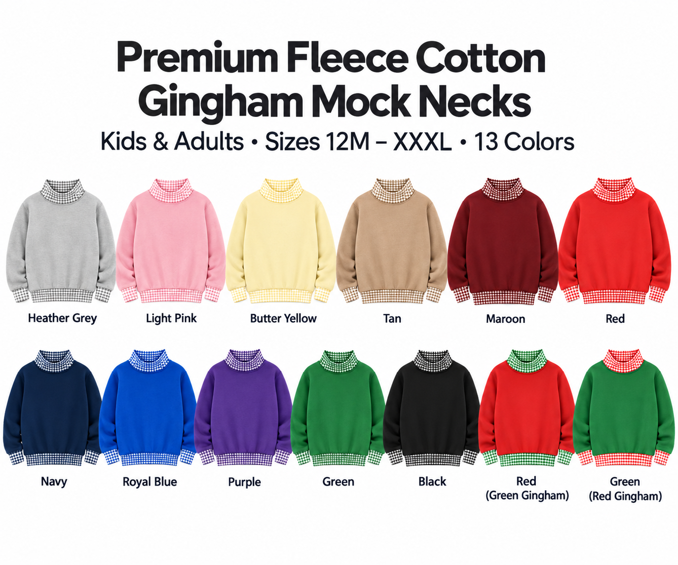 Premium Mock Neck Collection Pre-Order