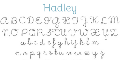 Vintage Floss Fonts