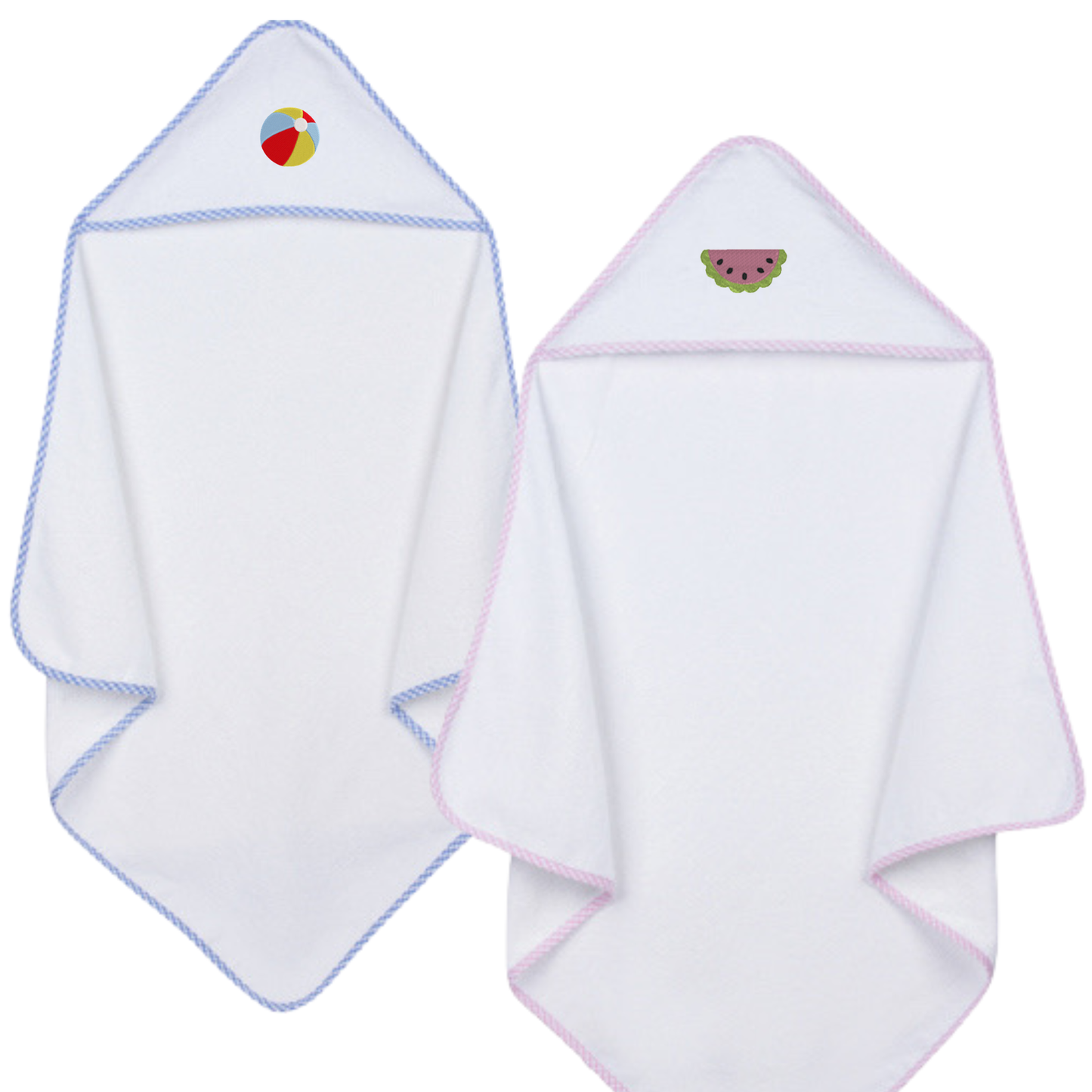 Hooded Gingham Towels