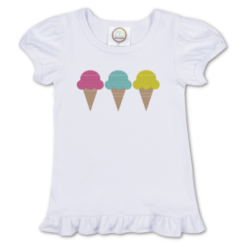 Ice Cream Trio Design