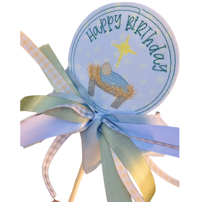 Crest Cake Topper / Photo Prop