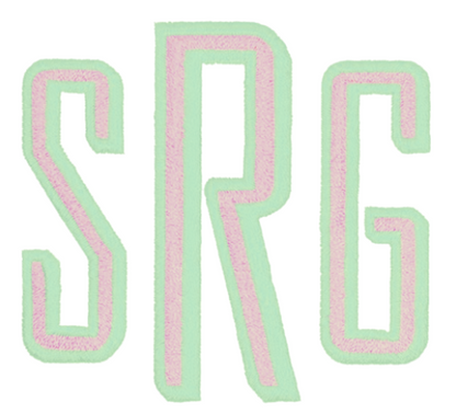 Embroidery Monograms (F-S) Selection