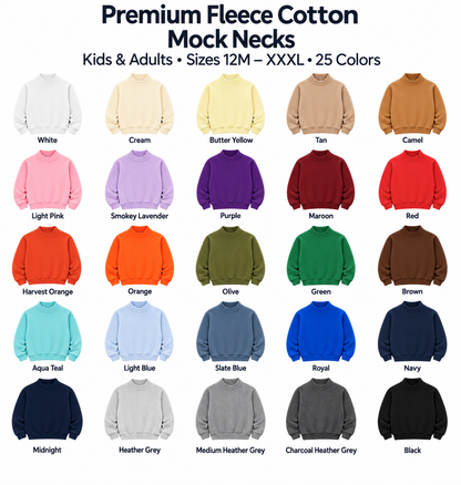 Premium Mock Neck Collection Pre-Order