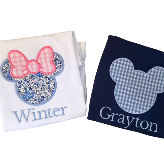 Mouse Appliqué Design