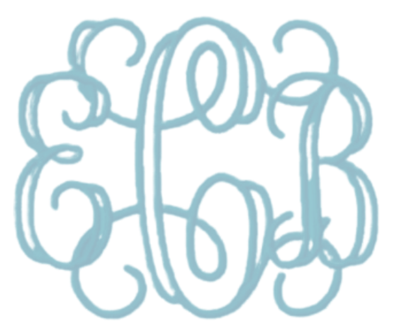 Embroidery Monograms (F-S) Selection