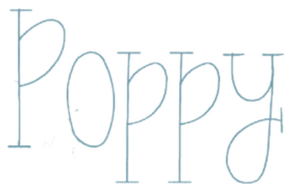 Vintage Floss Font Selection