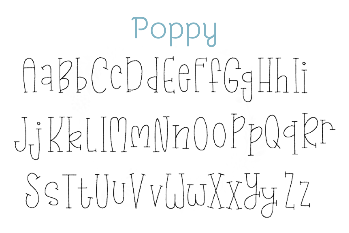 Vintage Floss Fonts