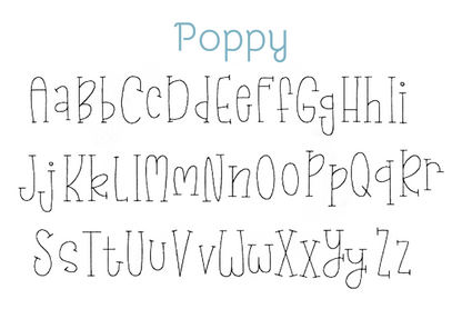 Vintage Floss Fonts
