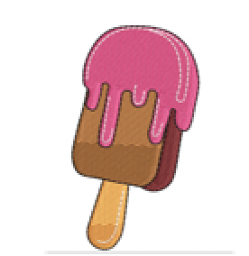 Mini Motif & Left Chest DIY ice cream bar with pink frosting