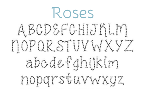 Vintage Floss Fonts