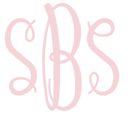 Embroidery Monograms (F-S) Selection