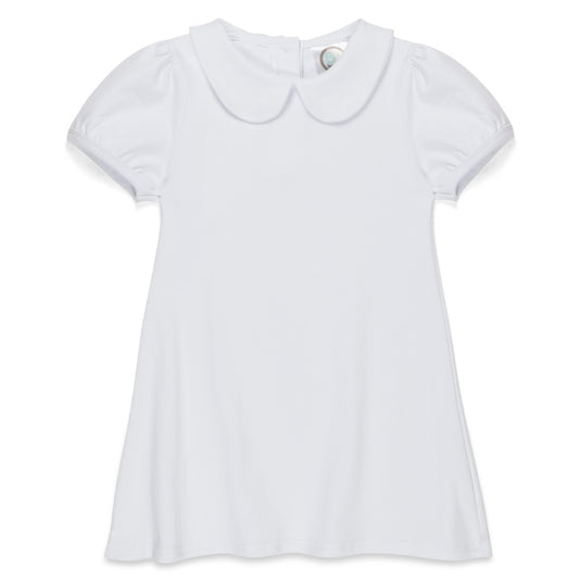 Puff-Sleeve Peter Pan Dress