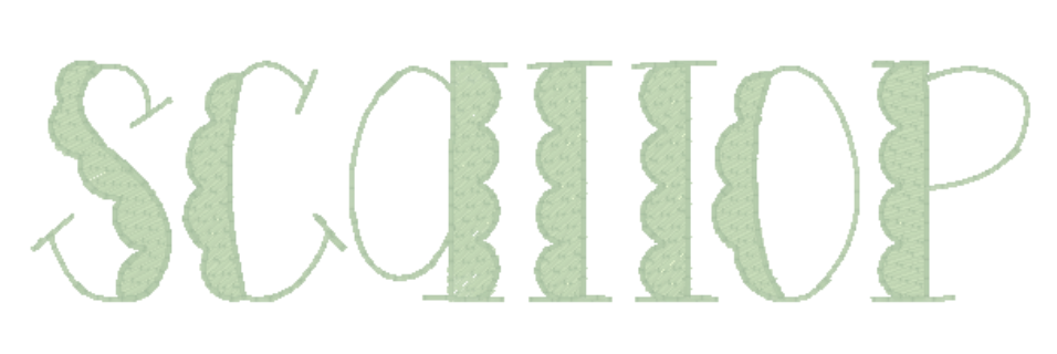 Vintage Floss Font Selection
