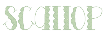 Vintage Floss Font Selection