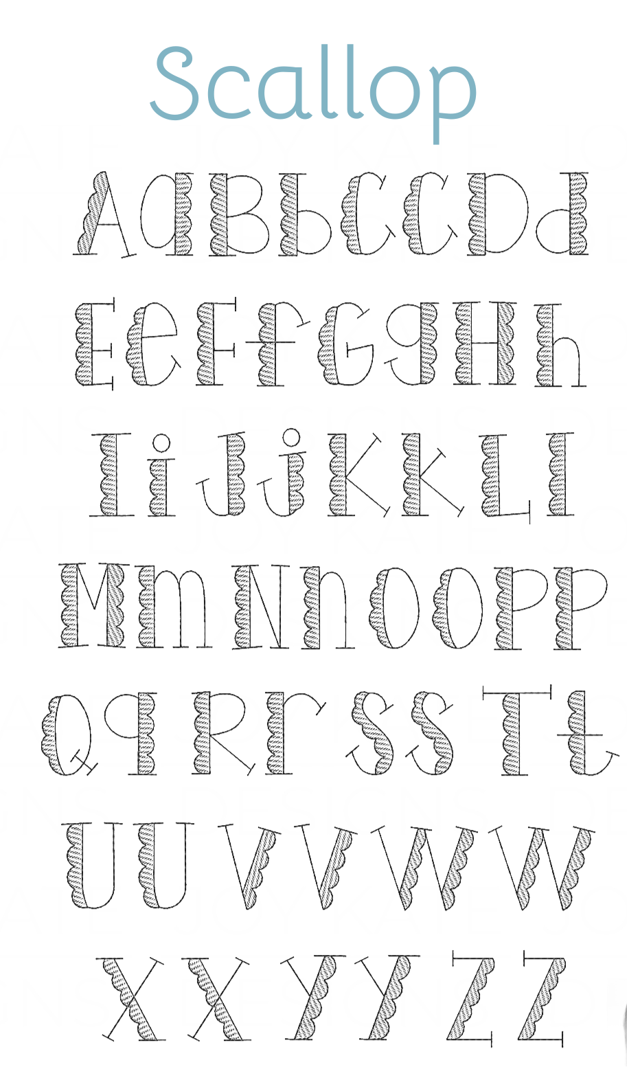 Vintage Floss Fonts