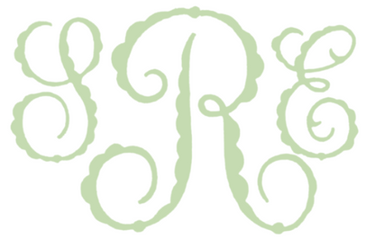 Embroidery Monograms (F-S) Selection