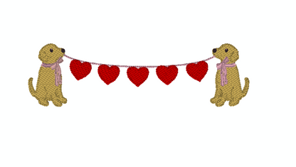 Puppy Heart Banner Design