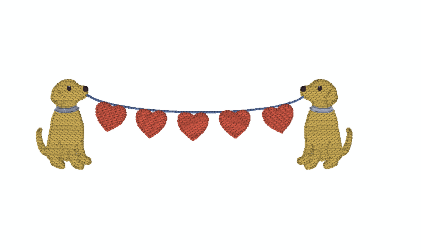 Puppy Heart Banner Design