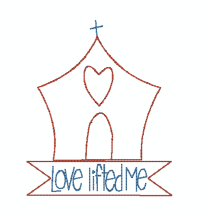 Love Lifted Me Design