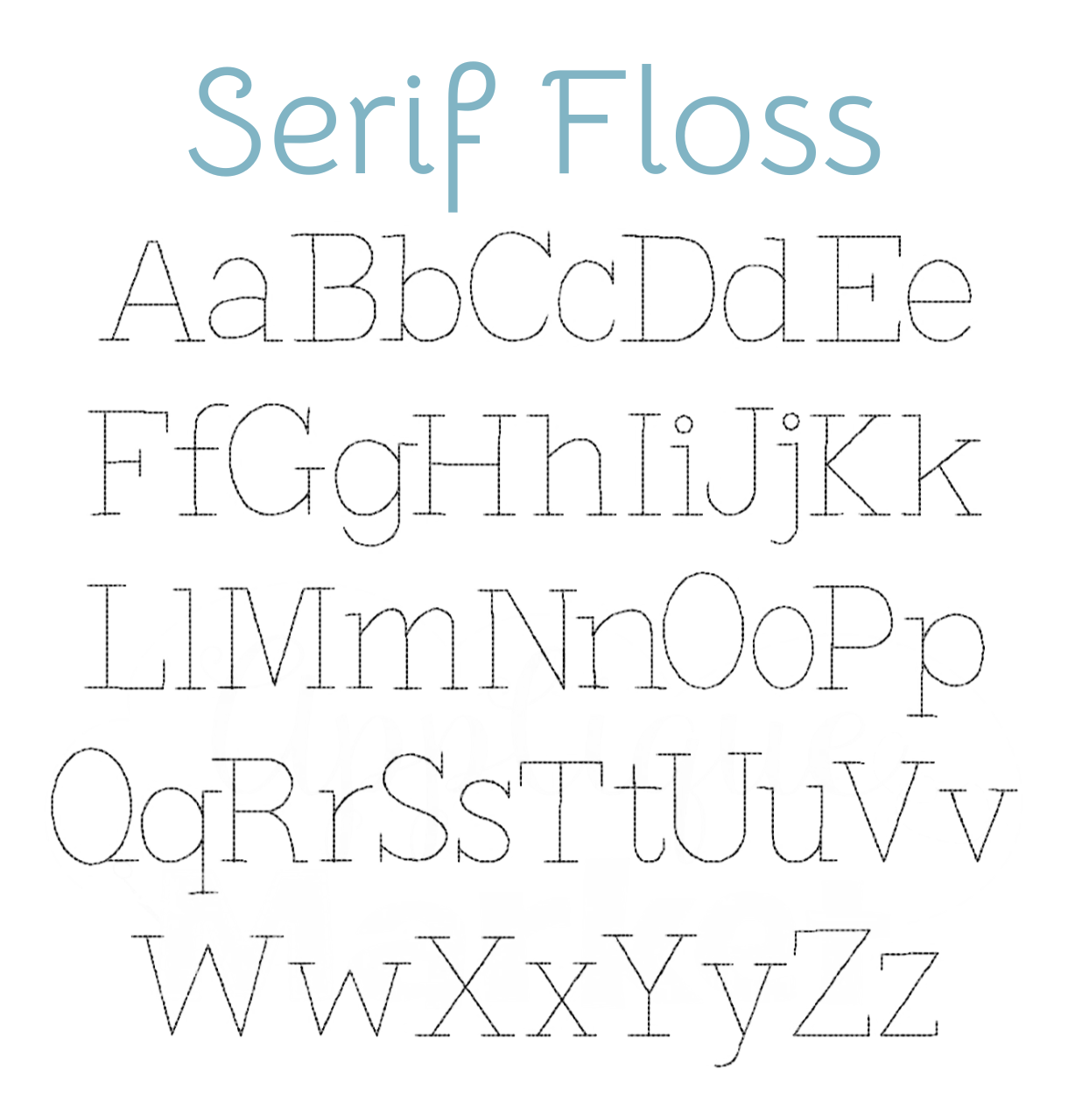 Vintage Floss Fonts
