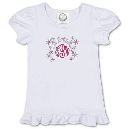 Snoflake Monogram Design