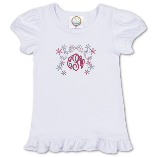 Snoflake Monogram Design