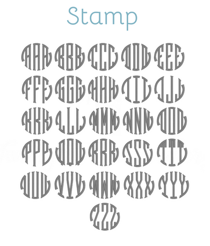Embroidery Monograms (S-Z & Multicolor)