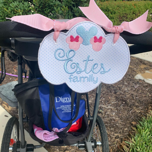 Mouse Stroller Tag