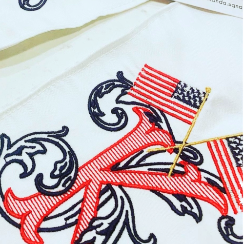 USA Wreath Sash