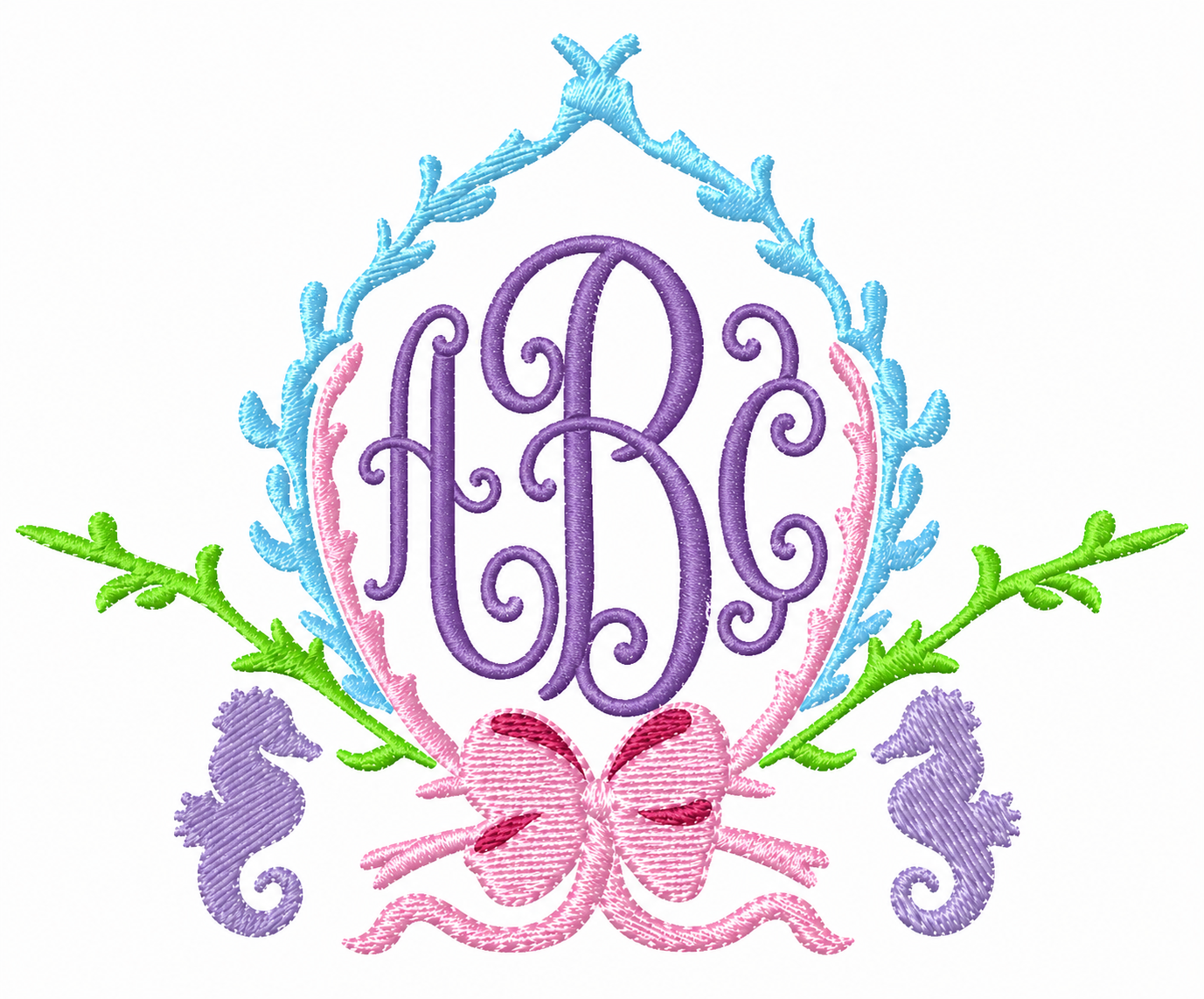 Summer Monogram Frames