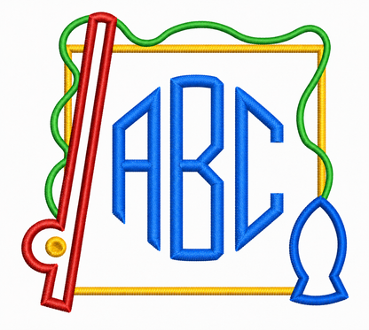 Summer Monogram Frames