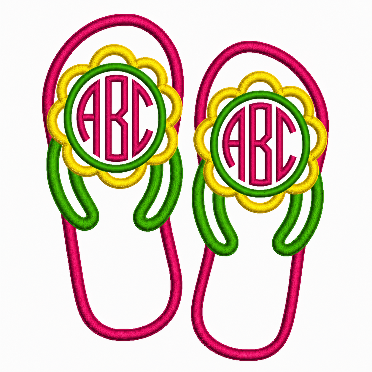 Summer Monogram Frames