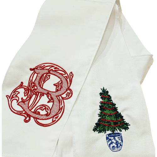 Christmas Wreath Sash